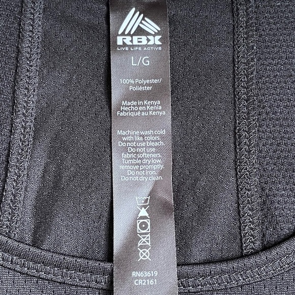 RBX Performance T-Shirt Black Athletic Women’s Size Large L - Picture 3 of 6